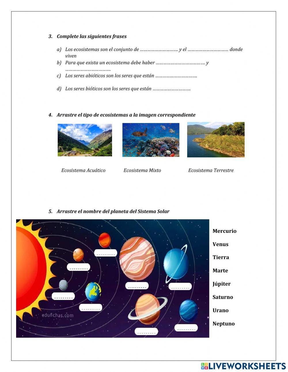 EVALUACIÓN DIAGNÓSTICA CCNN 8vo
