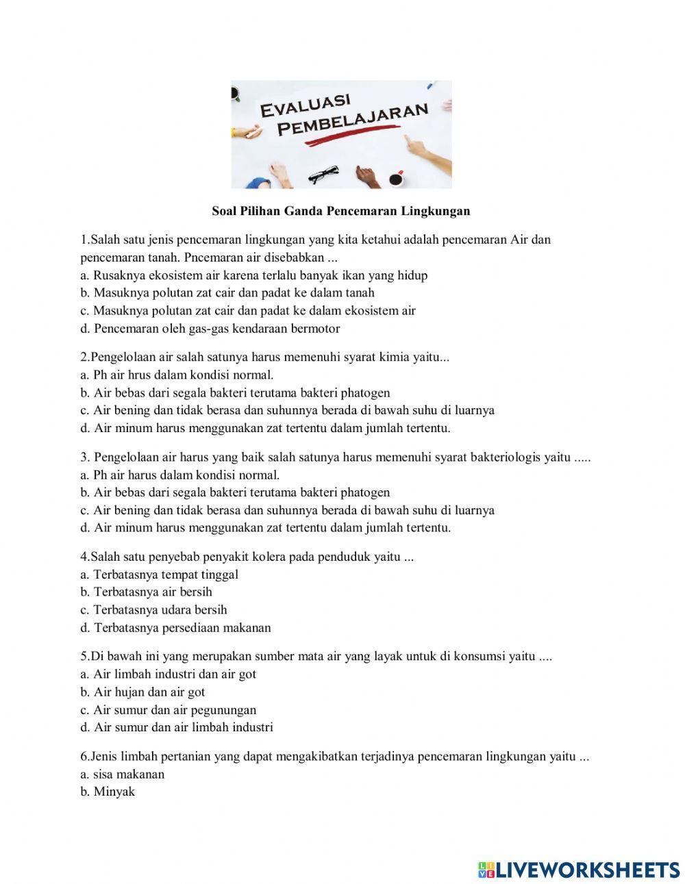 Ri-evaluasi-pencemaran lingkungan-kel3