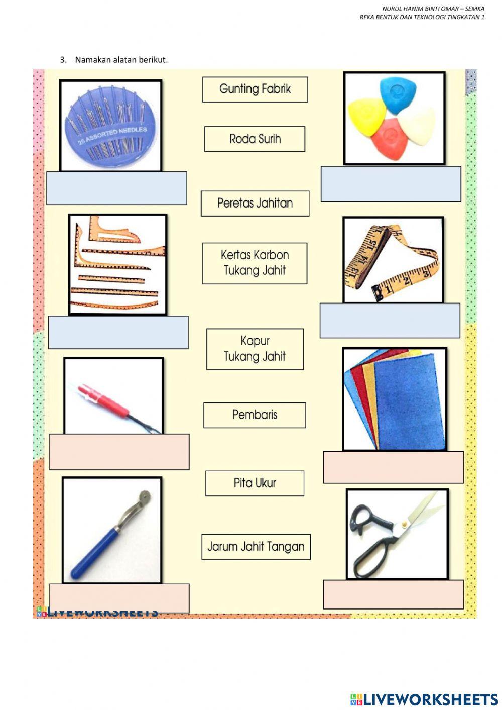 Reka bentuk fesyen 5.2.1 - 5.2.3