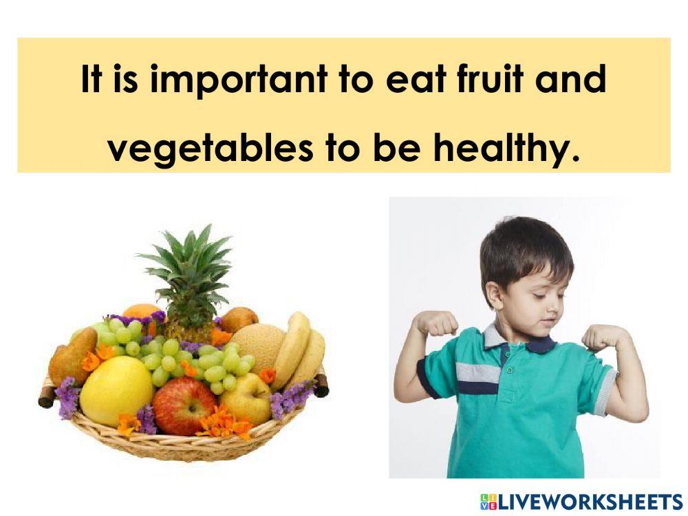 Unit 4: Lunch Time ( Fruits )