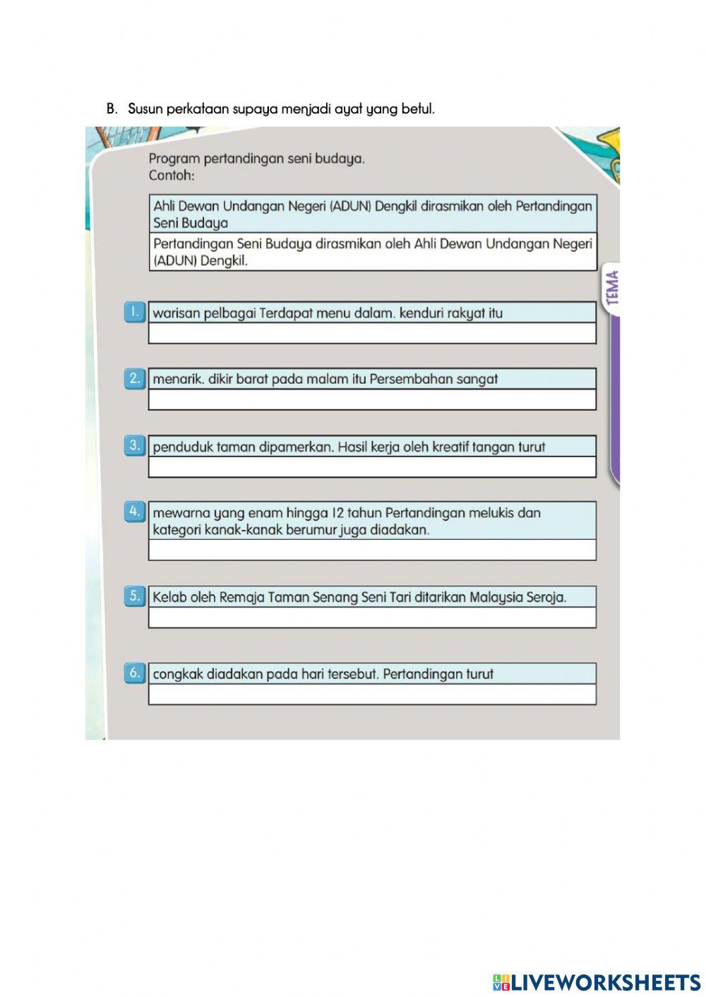 Bahasa Melayu Komunikasi Tingkatan 5
