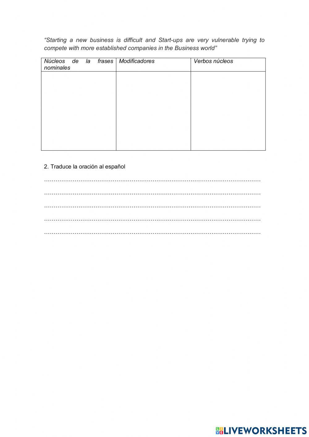 Lecto-Comprensión en Inglés