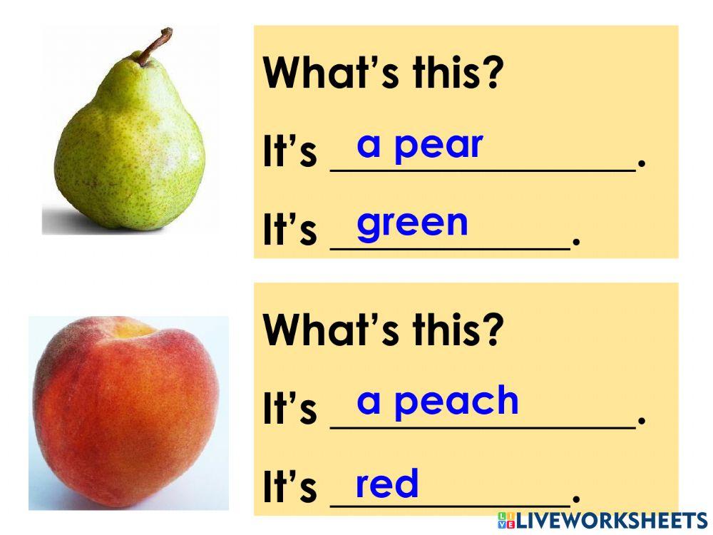 Unit 4: Lunch Time ( Fruits ) Read Part 2