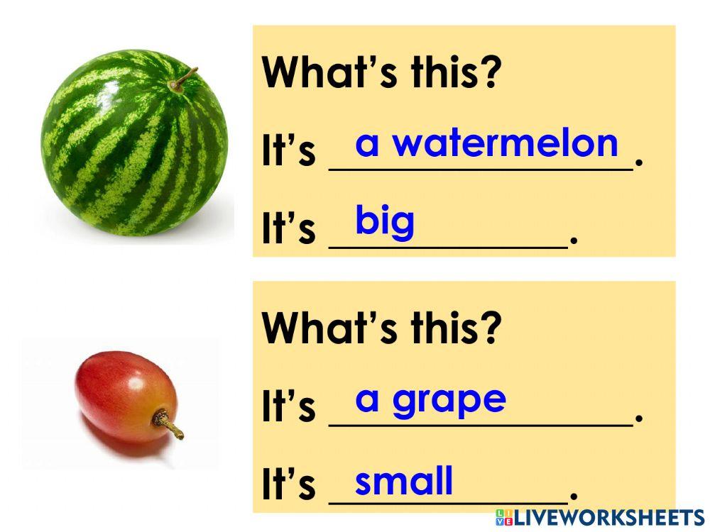 Unit 4: Lunch Time ( Fruits ) Read Part 2