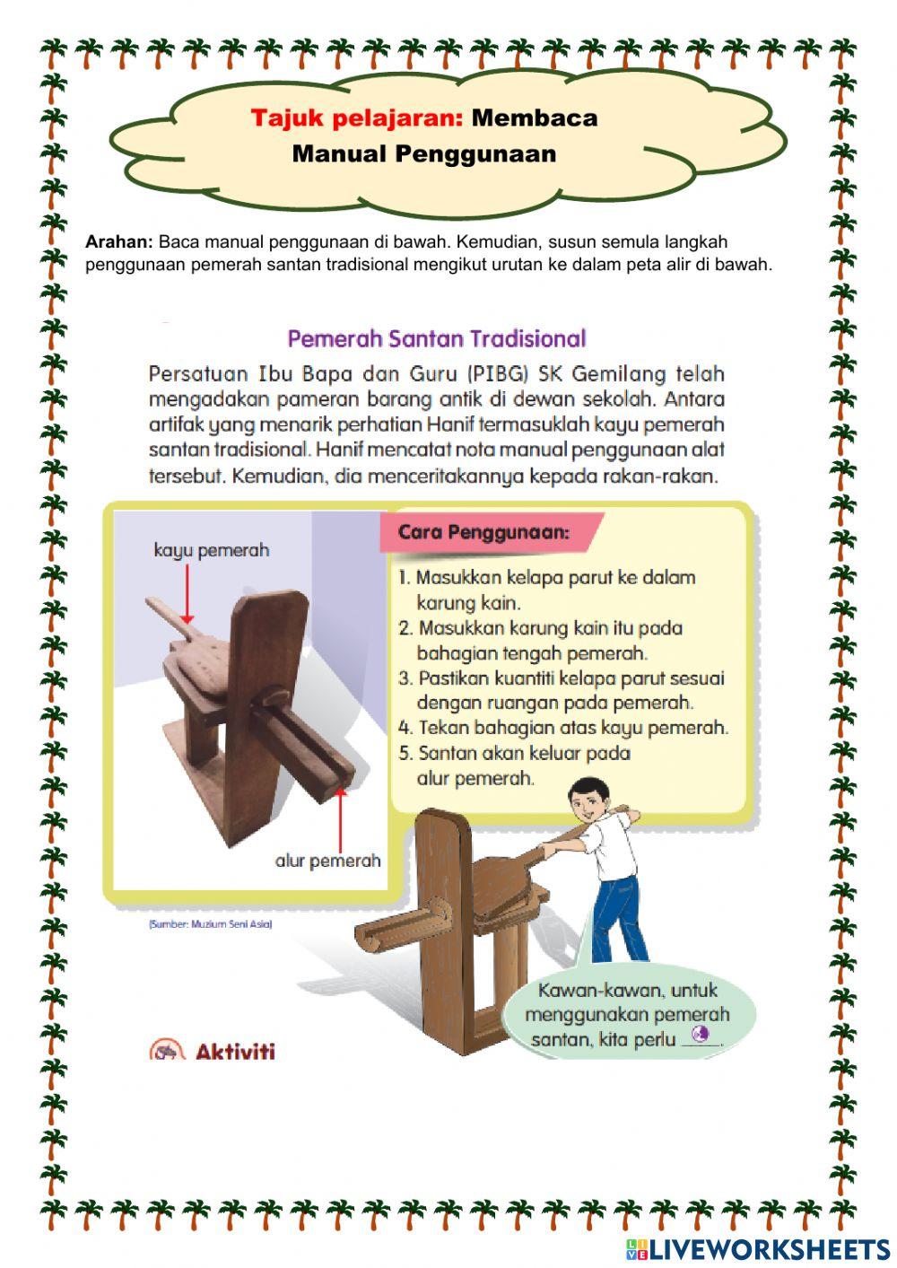 Membaca Manual BM Tahun 3
