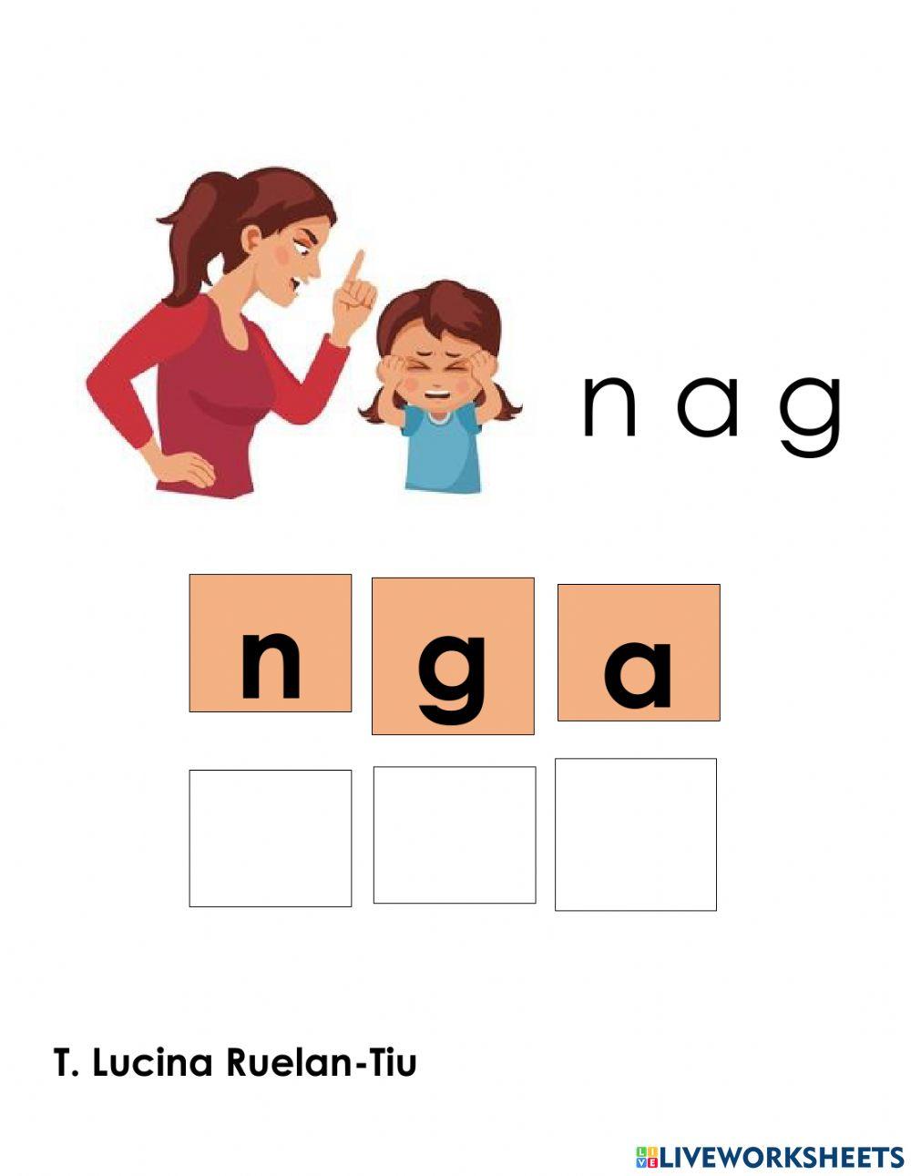 CVC -ag words family