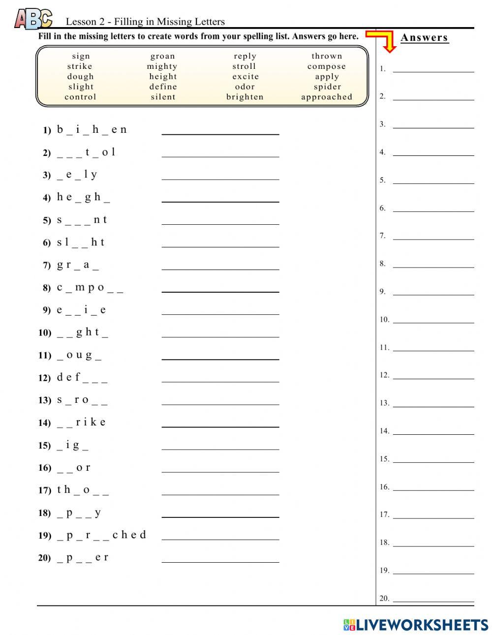 Lesson 2 - Long Vowels 2