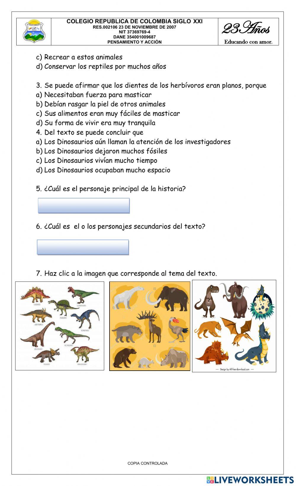 Bimestral grado quinto