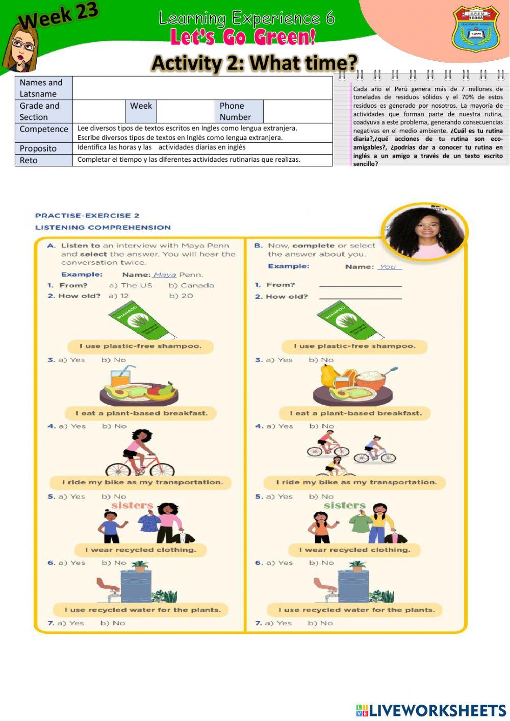 What Time Aprendo en casa