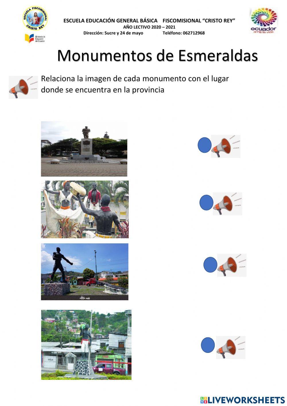 Monumentos de esmeraldas