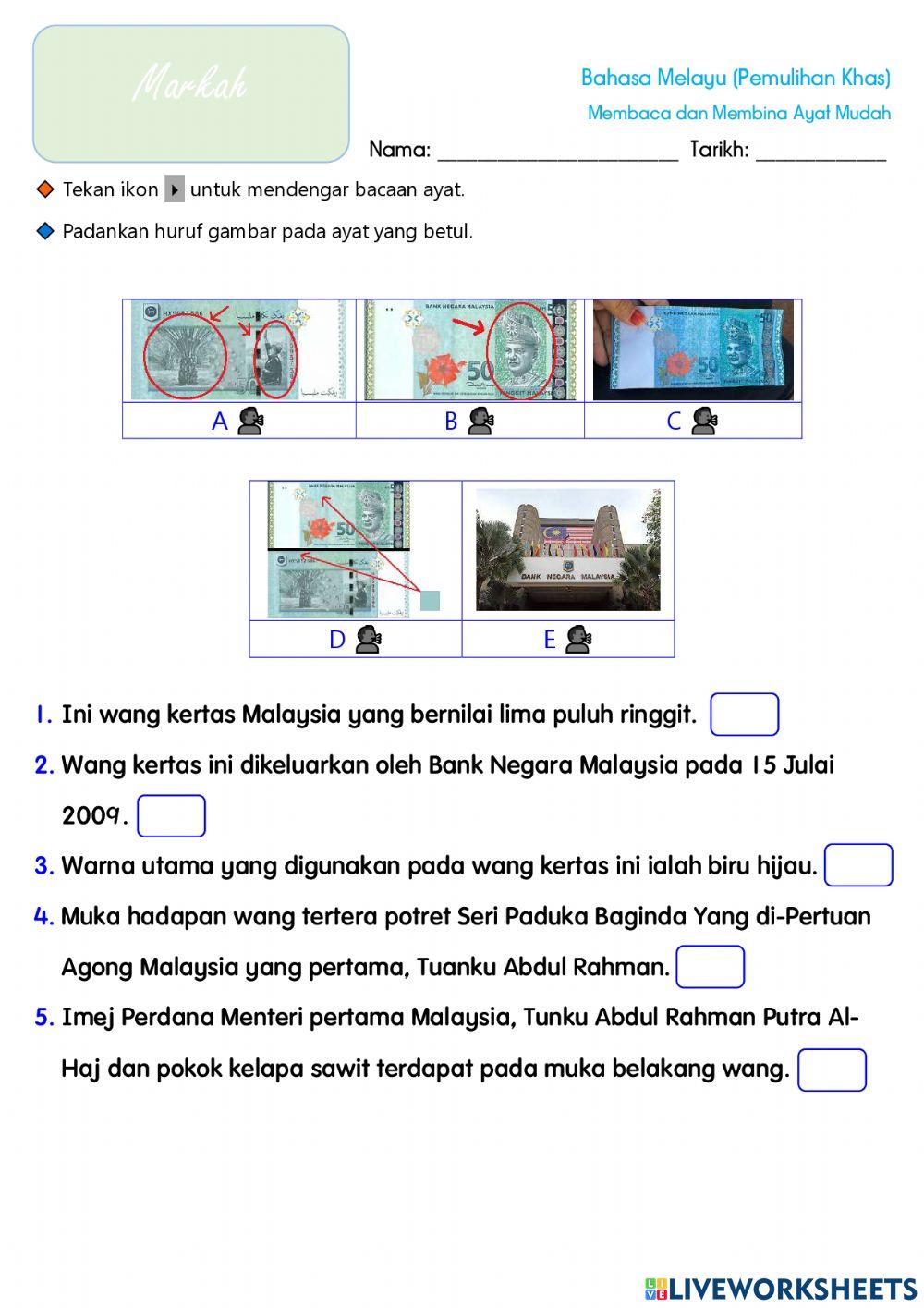 Membaca dan Membina Ayat Mudah