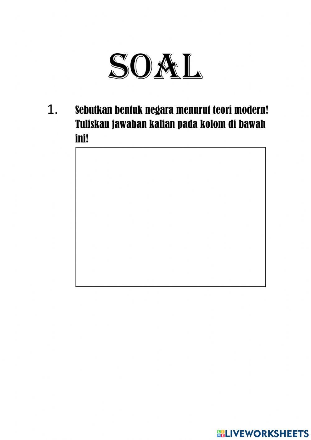 SOAL Kelas 9 Pertemuan 1 KD 3.2