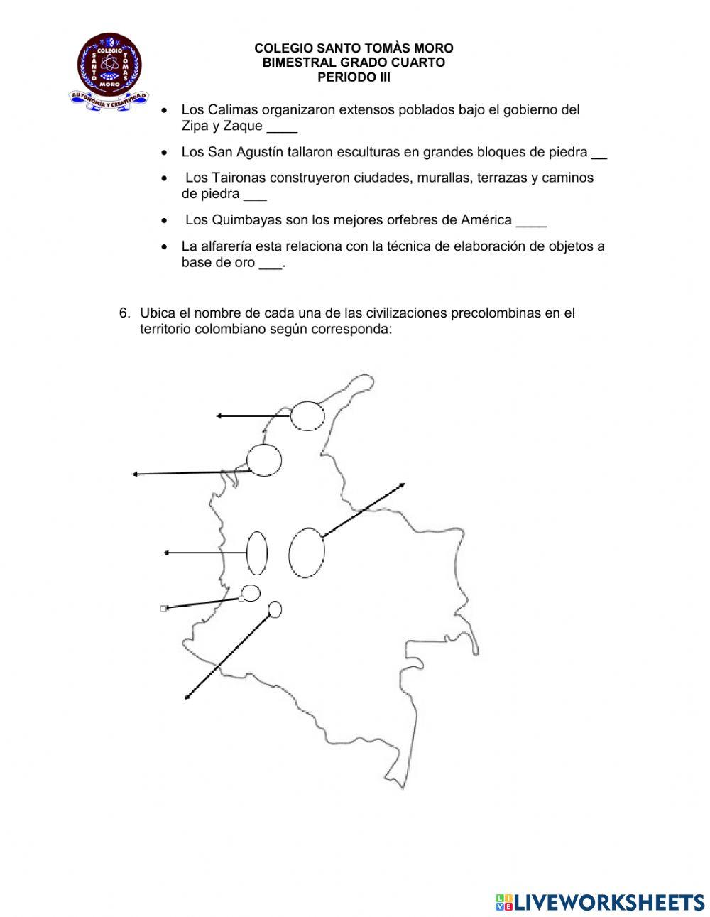 Bimestral grado 4 III periodo