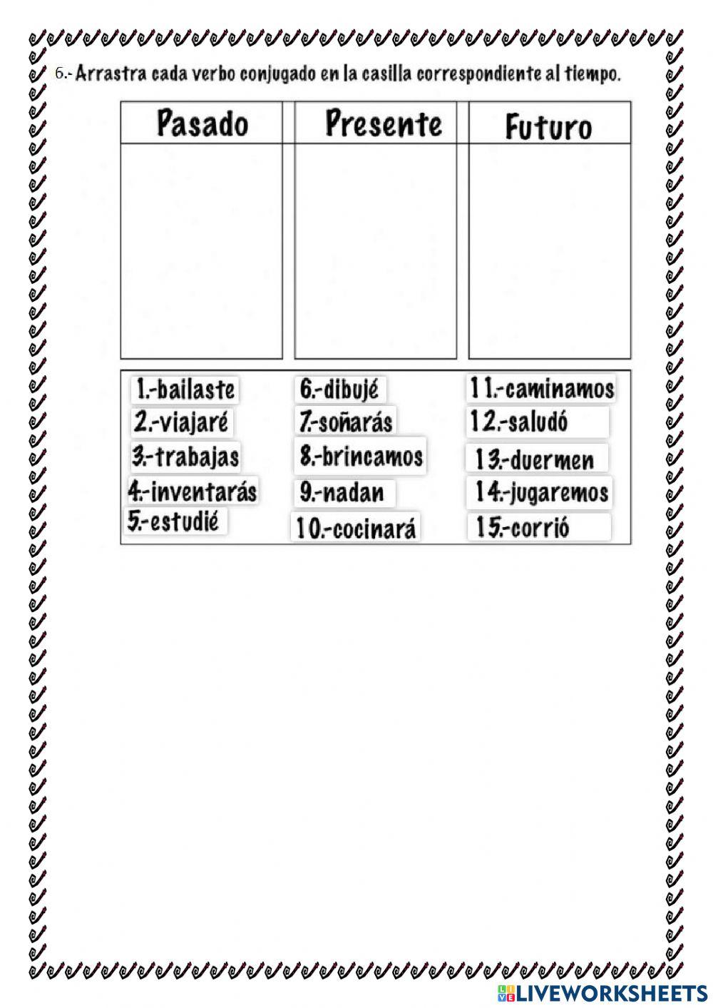 IIExamen trimestral de comunicación  Gramática 3º