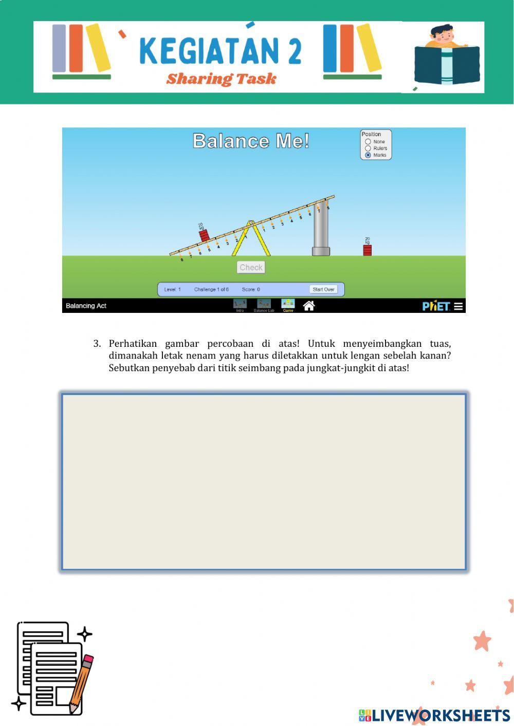 Virtual Laboratorium Materi Usaha dan Pesawat Sederhana