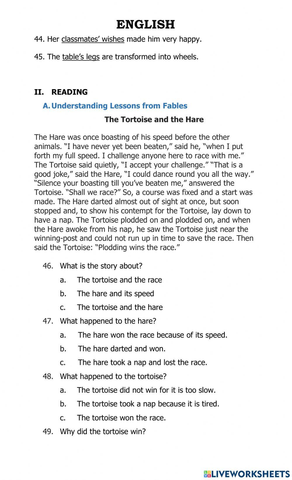 English Test English Test