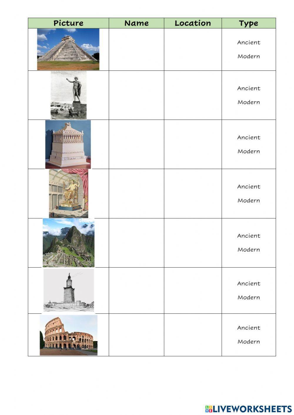 Wonders of the World