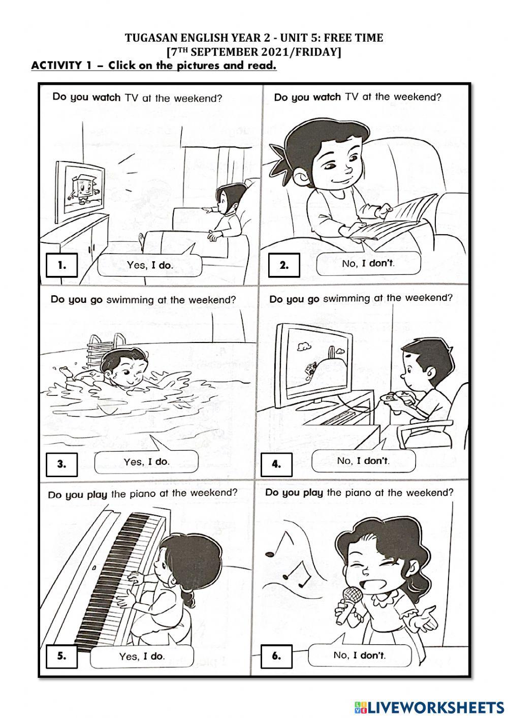 Superminds Unit 5: Free Time (Reading 2)