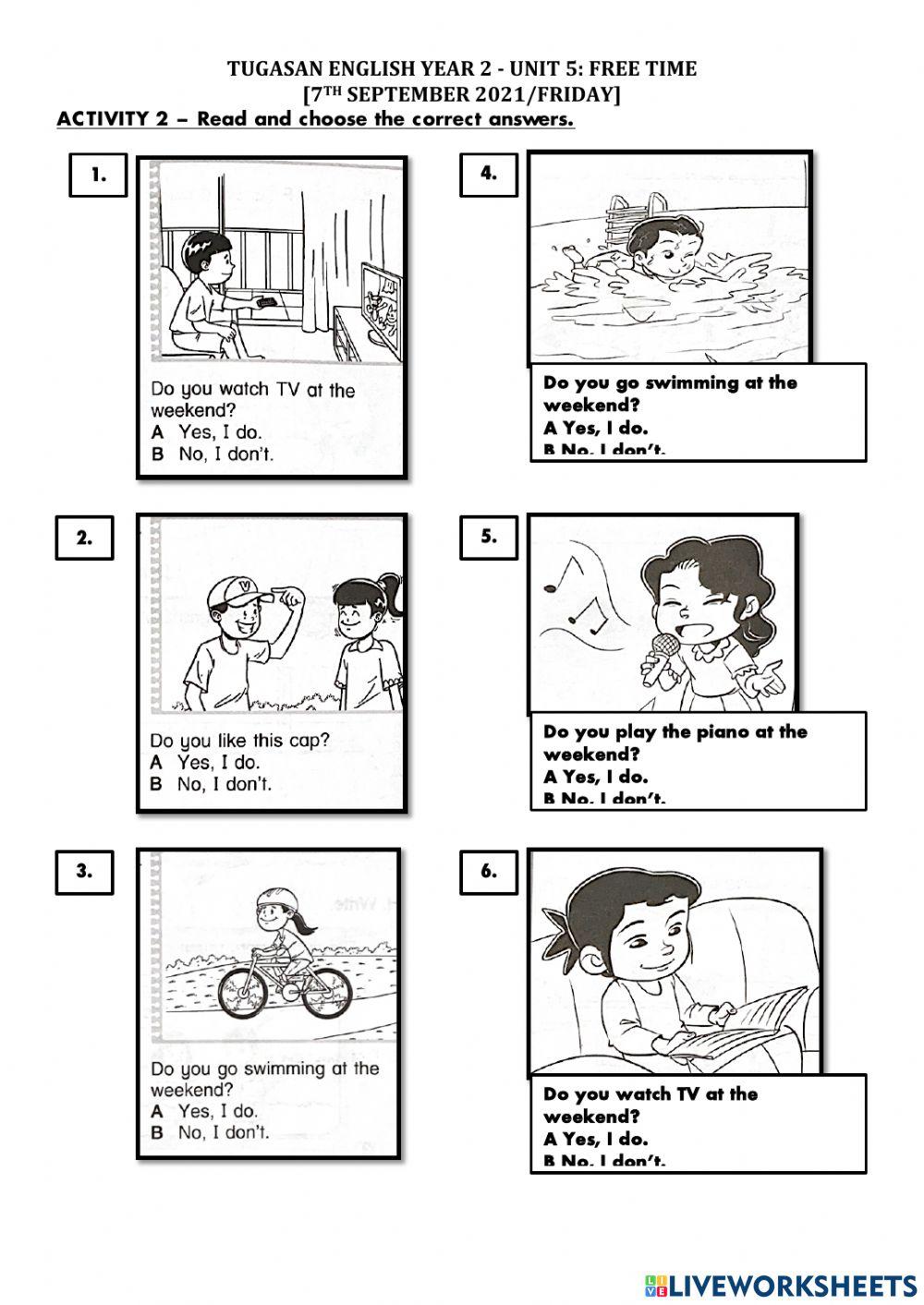 Superminds Unit 5: Free Time (Reading 2)