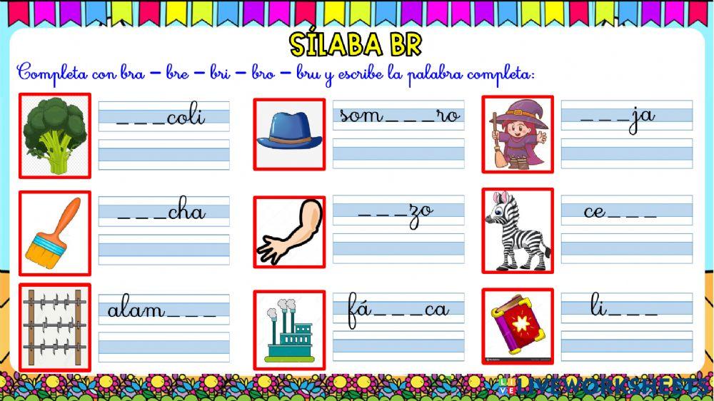 Sílaba br