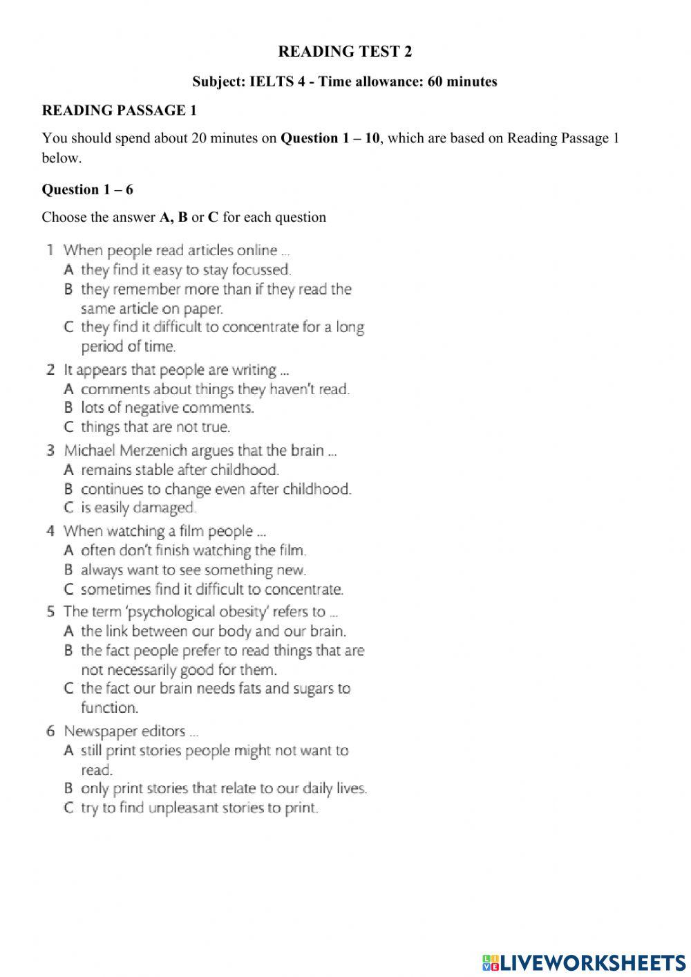 ielts-4-reading-test-2-online-exercise-for-live-worksheets