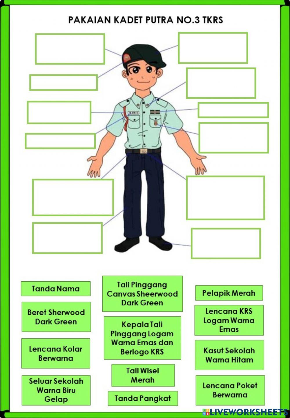 Latihan pakaian tkrs