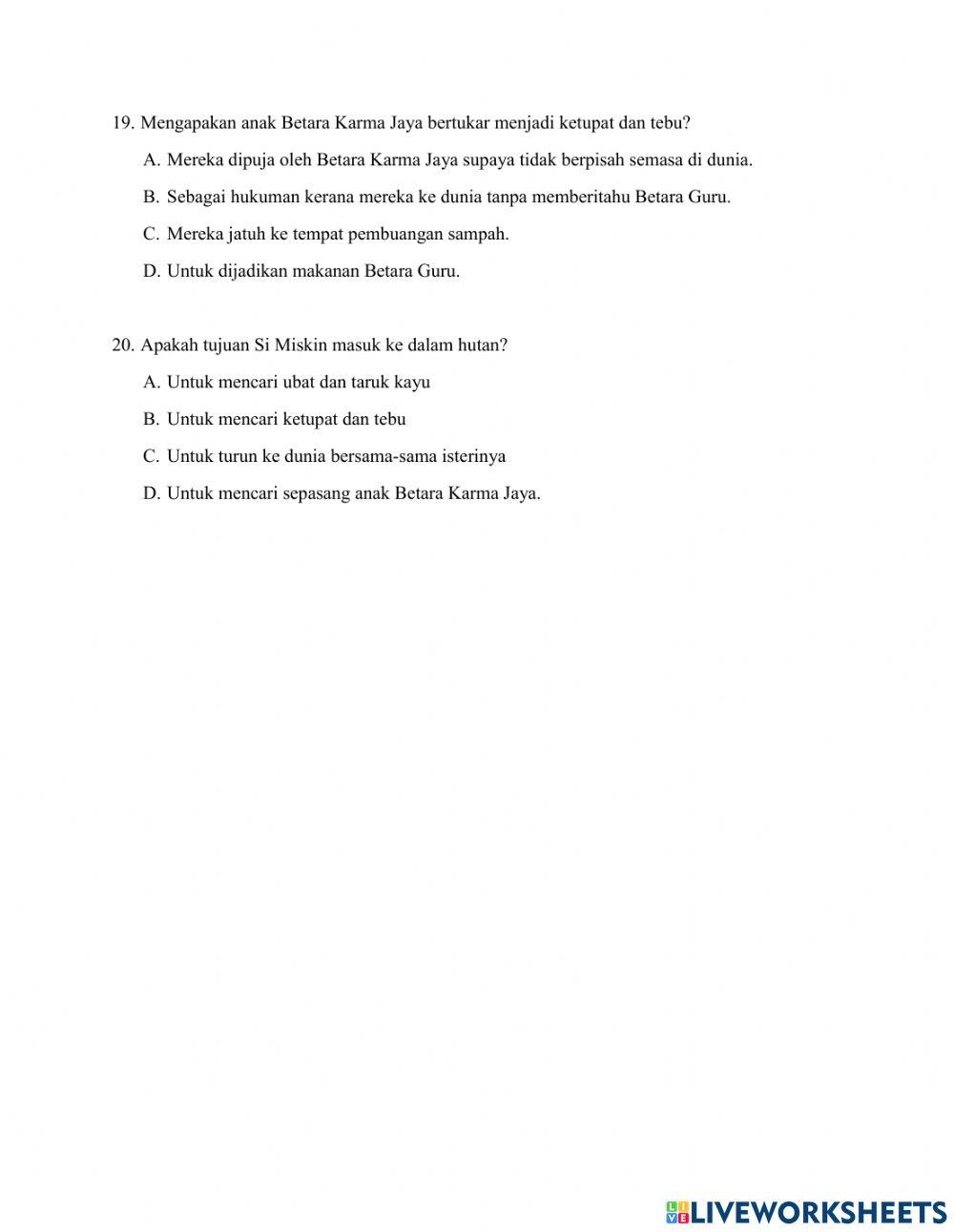 Latihan tatabahasa pt3