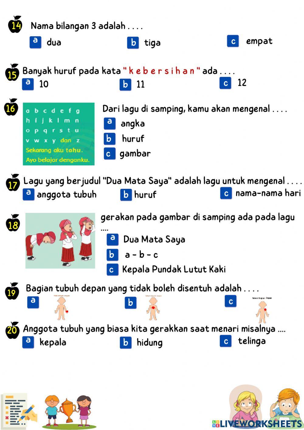 Ph  kelas 1 tema 1 st 1& 2