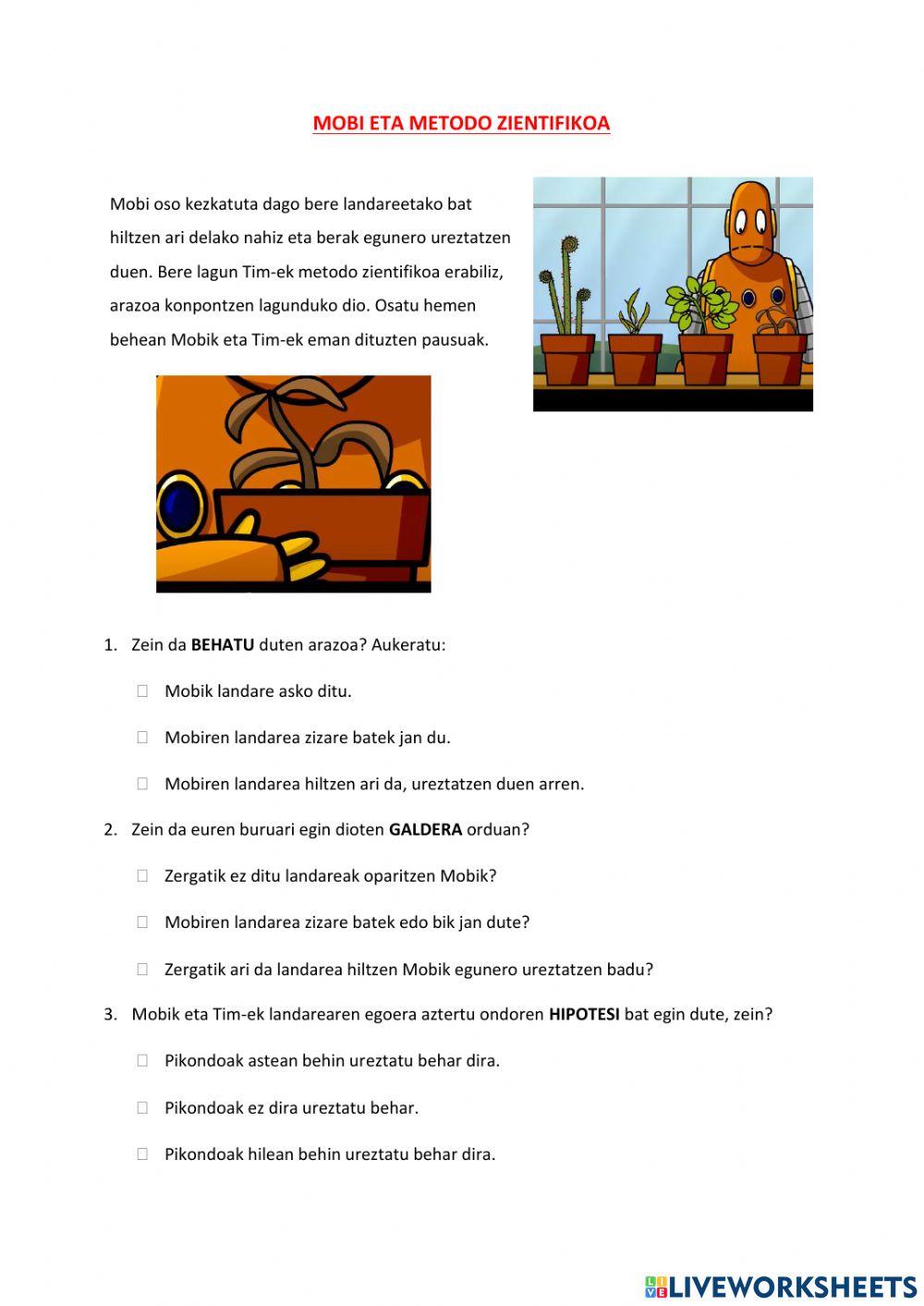 Mobi eta metodo zientifikoa