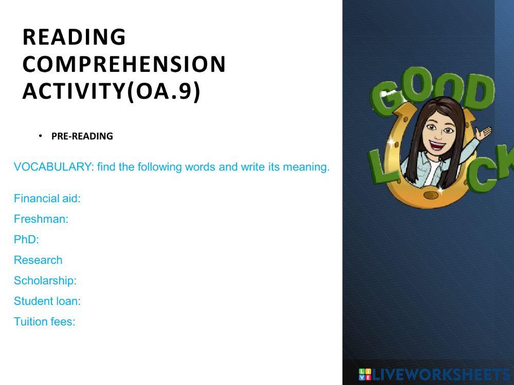 9th grade:Education and university