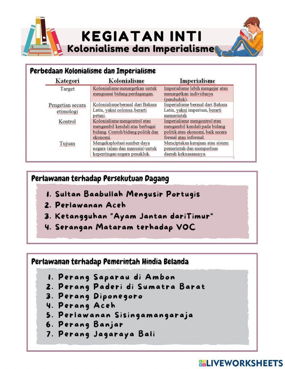 Kolonialisme dan Imperialisme