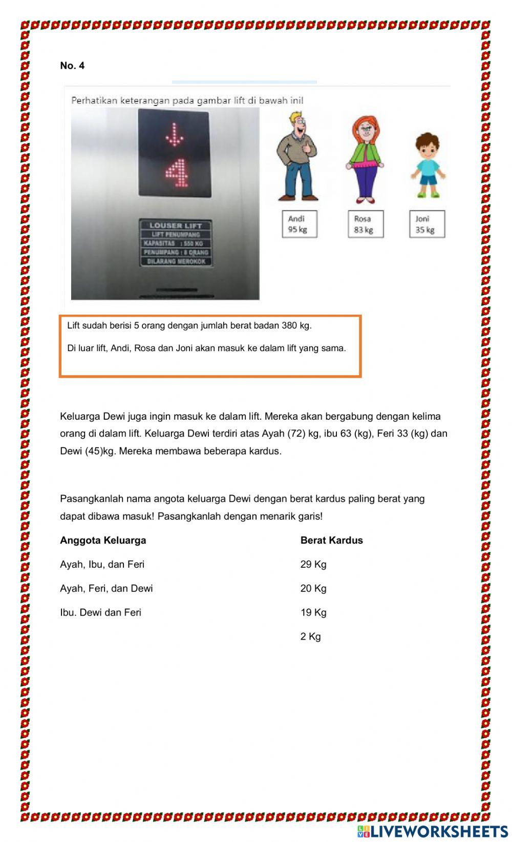 Lembar Kerja Interaktif AKM Numerasi