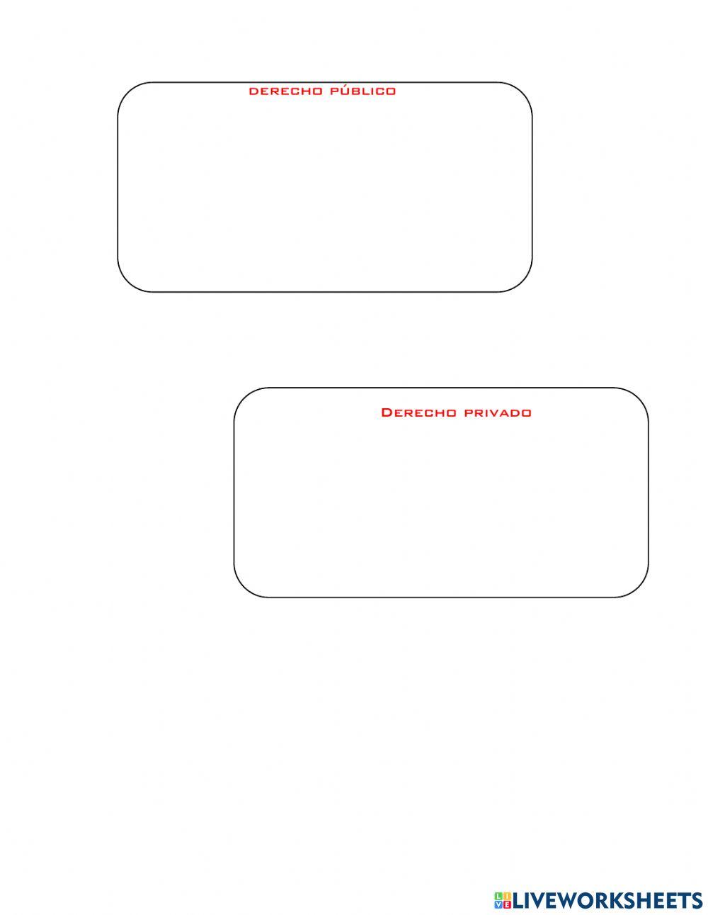 Clasificacion del derecho