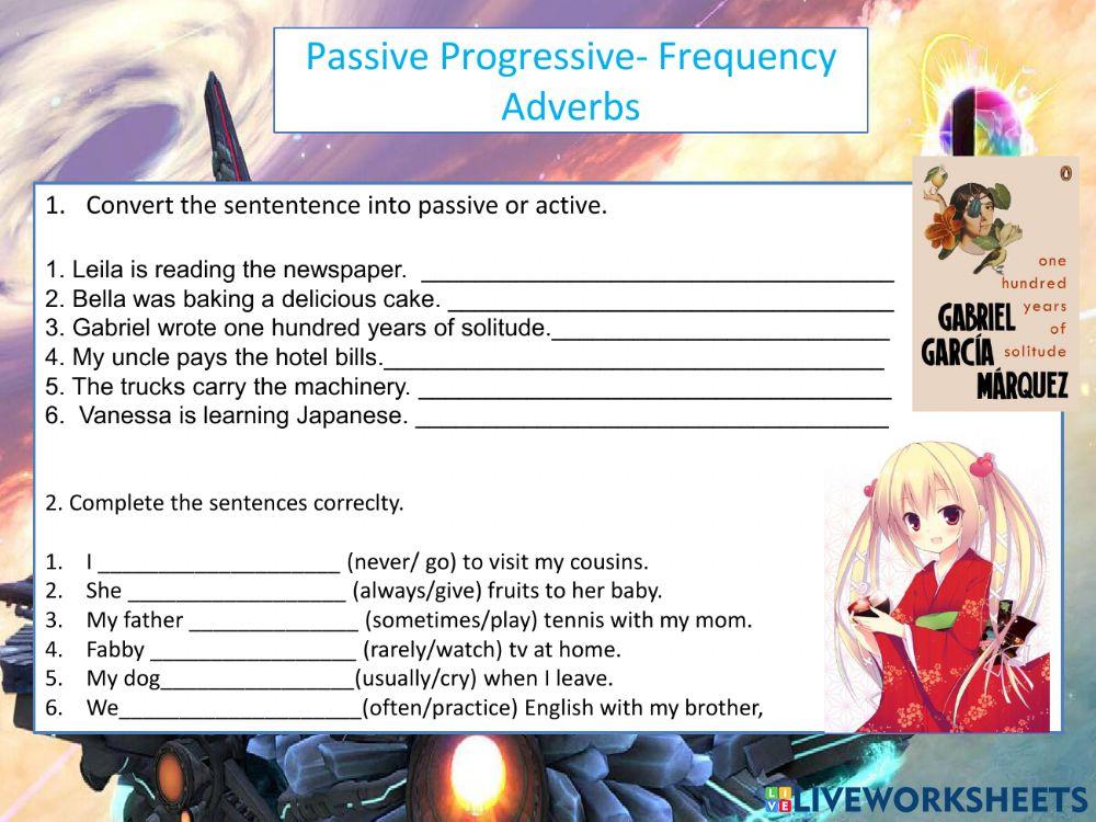 Passive and Adverbs of Frequency