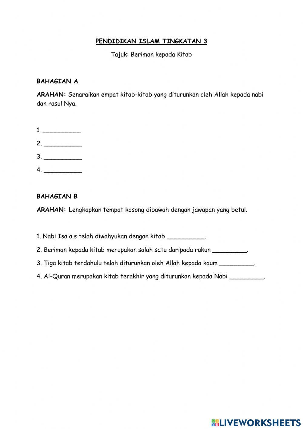 Beriman dengan Kitab