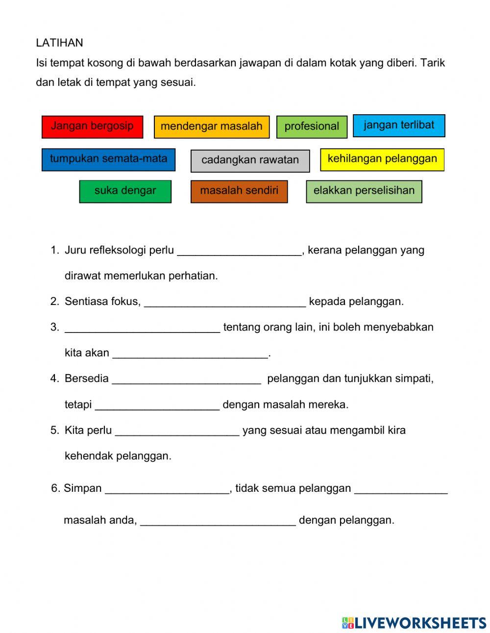 Sikap terhadap pelanggan