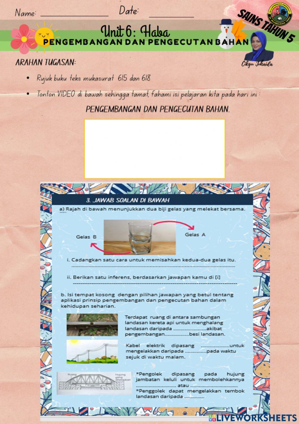 Pengembangan dan pengecutan bahan