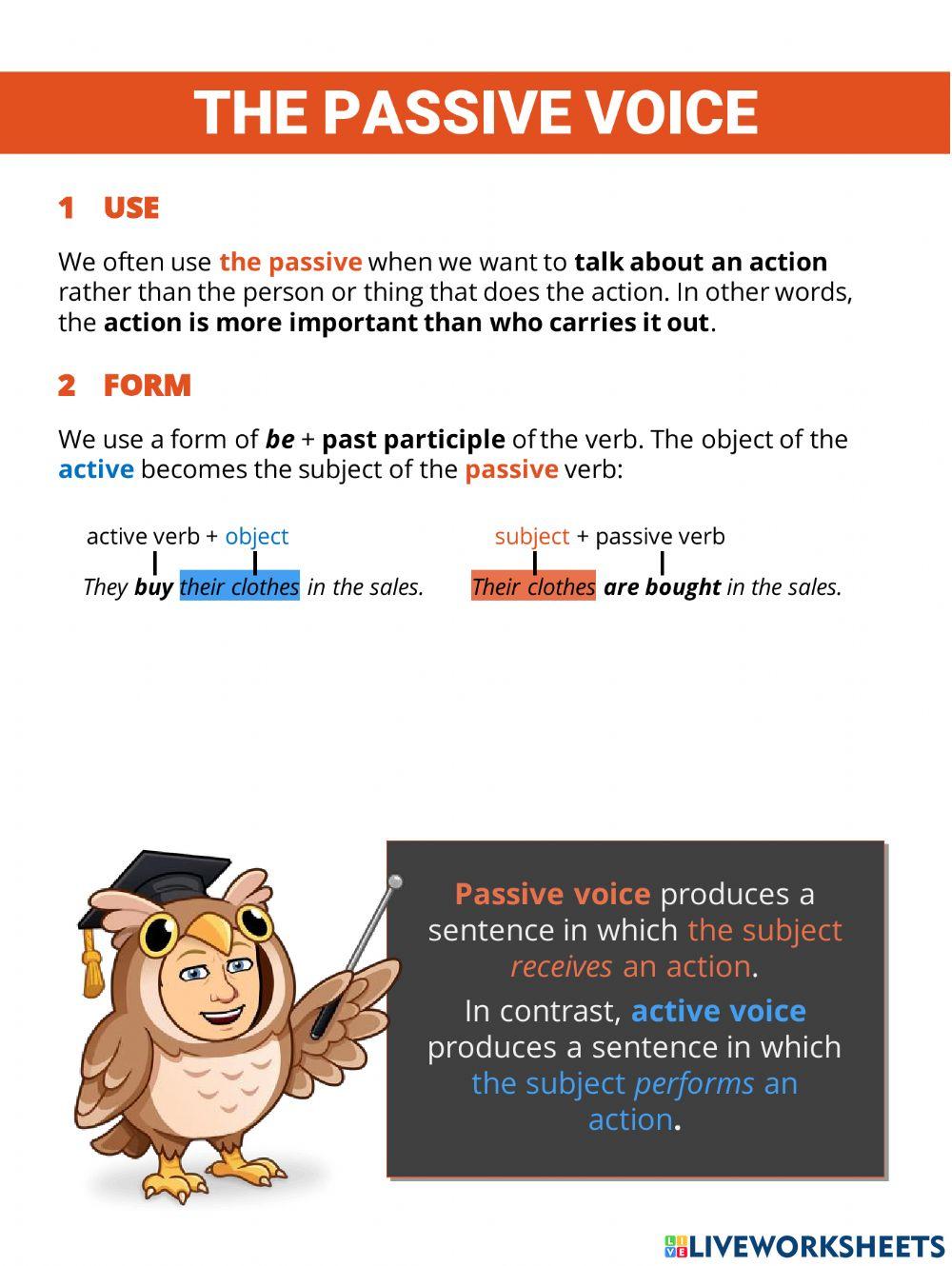 Passive voice