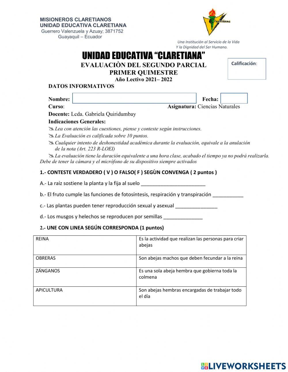 Evaluacion II Parcial