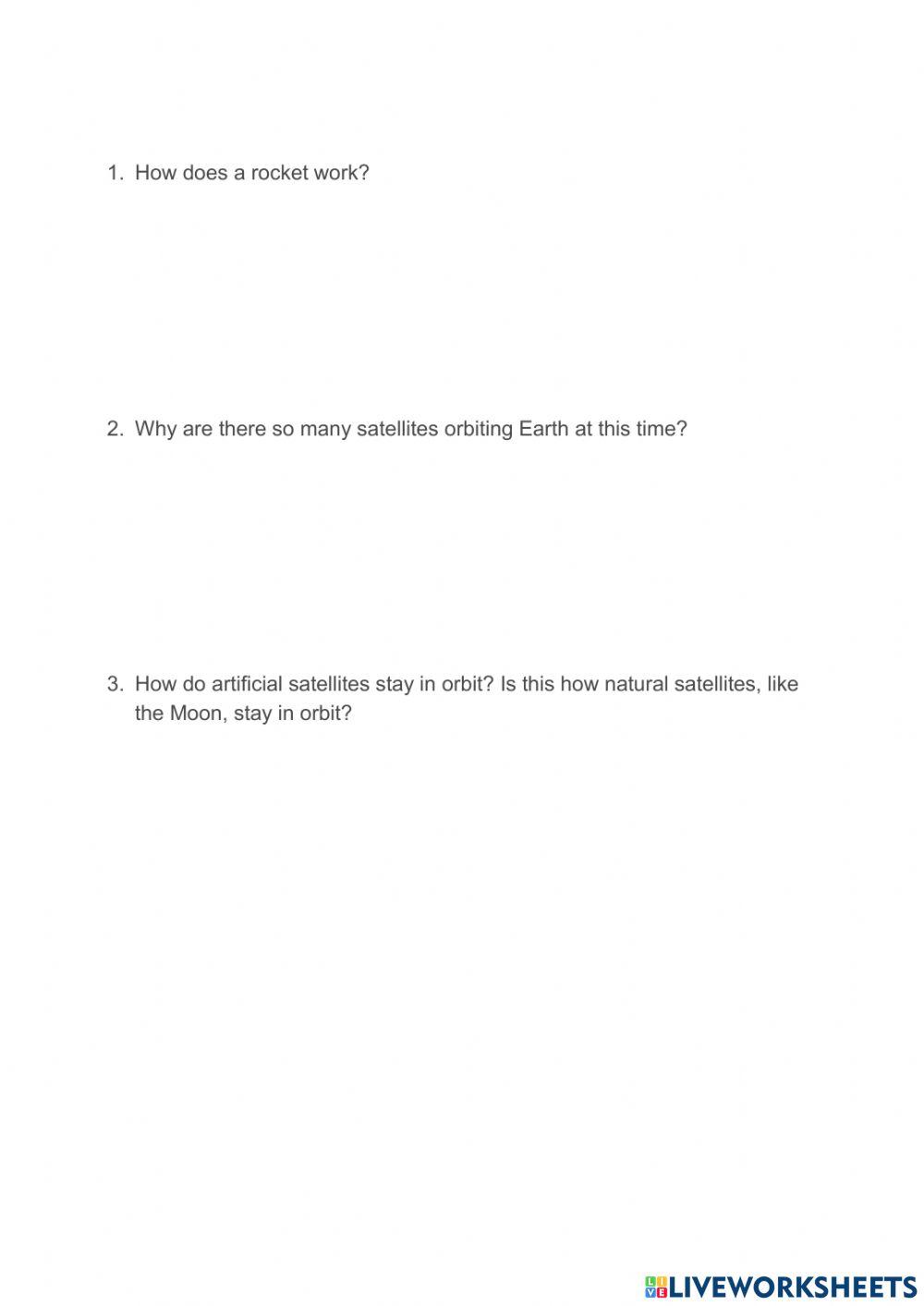 2.13 Satellites, Shuttles, and Space Stations