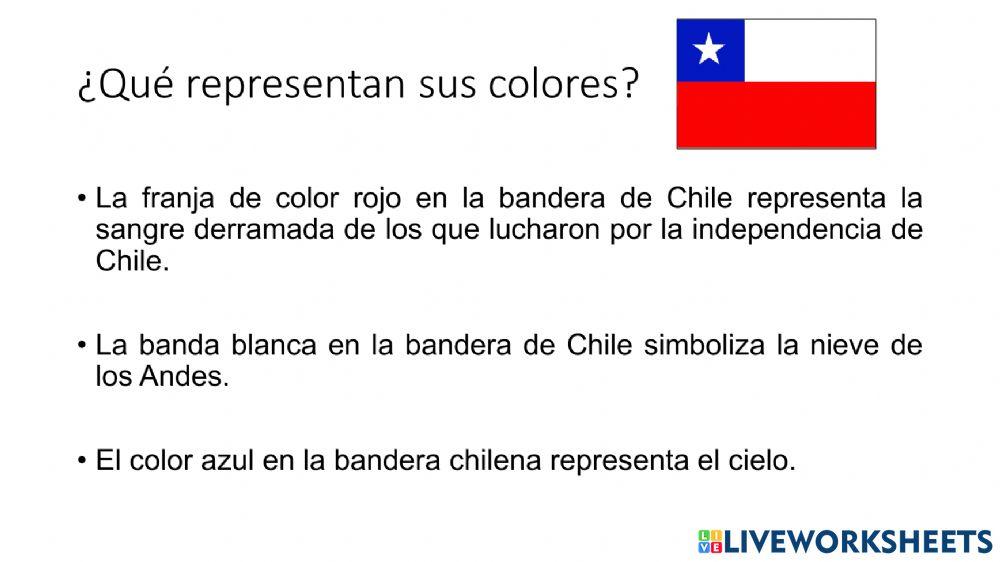 La bandera chilena