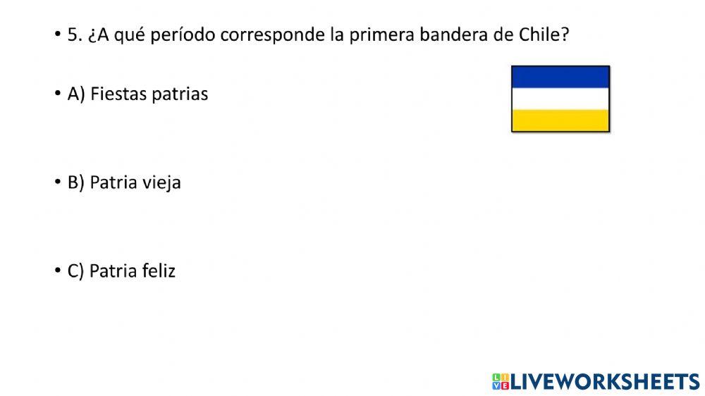 La bandera chilena