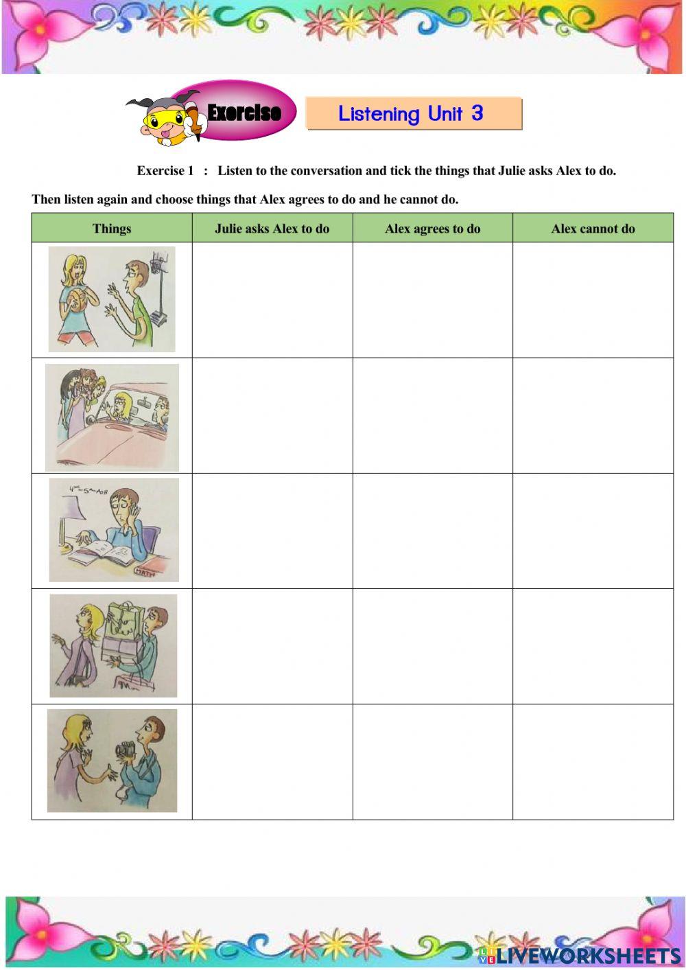 listening unit 3 m 6