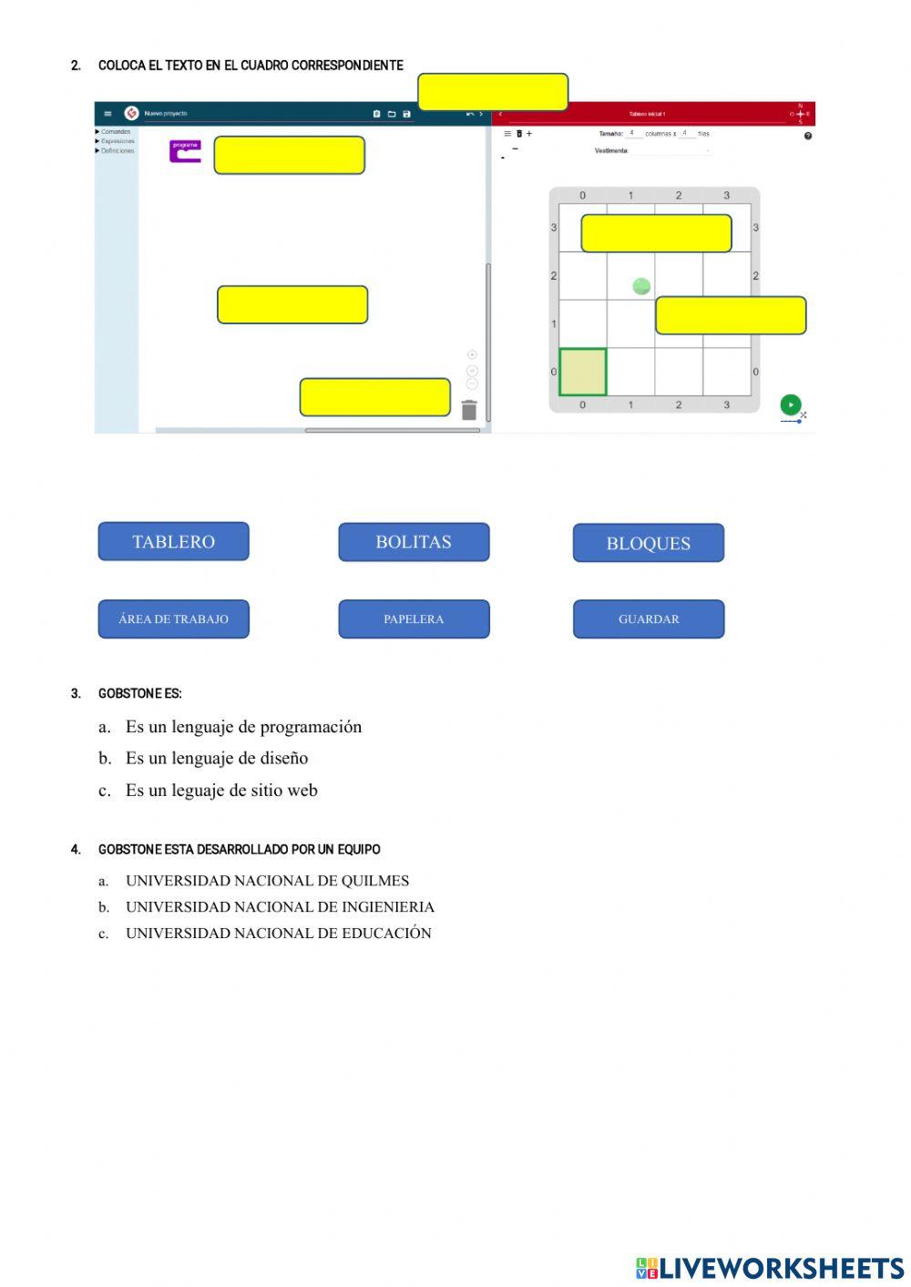 Practica calificada gobstones
