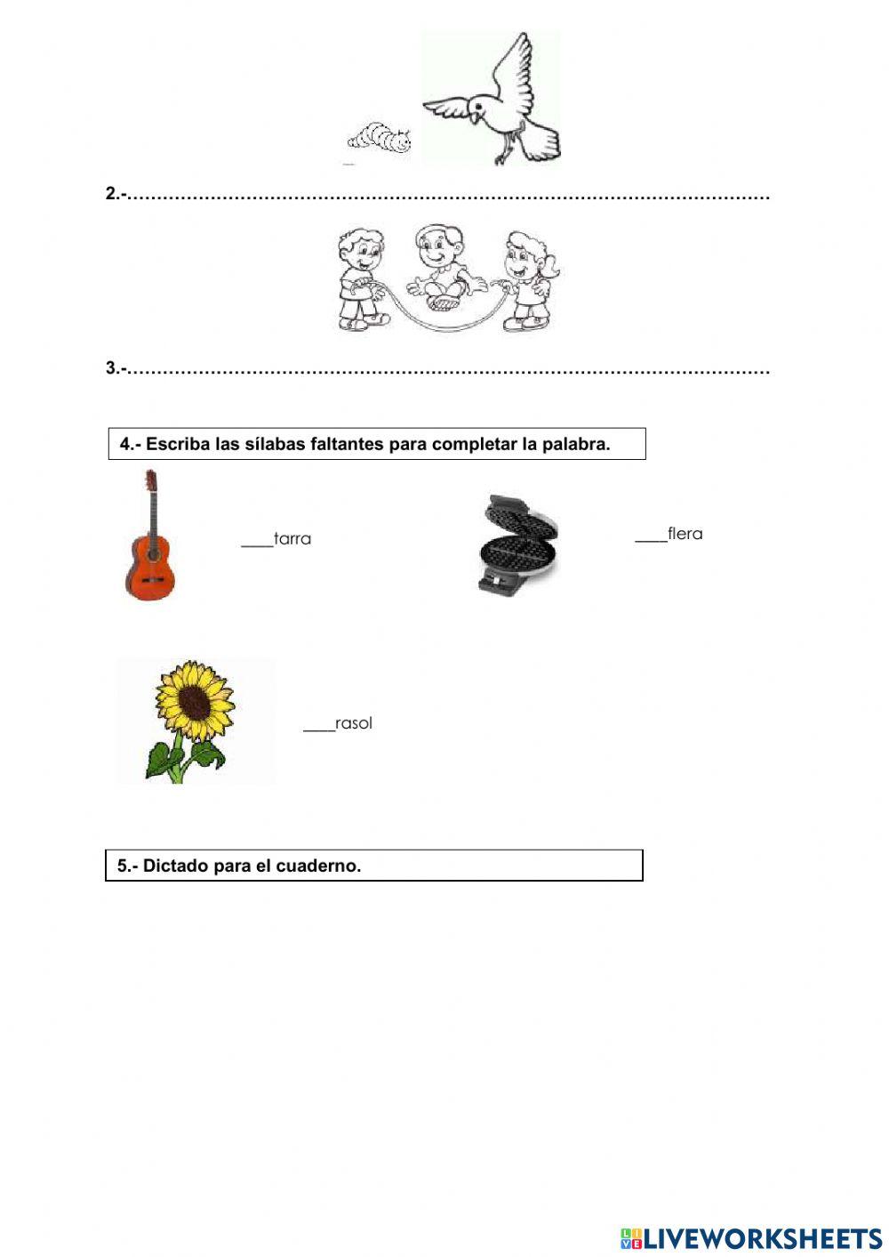 Evalucion de diagnostico para tercero