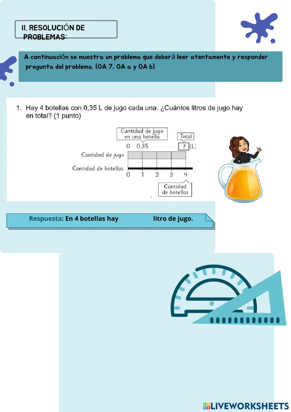 Multiplicación Números decimales