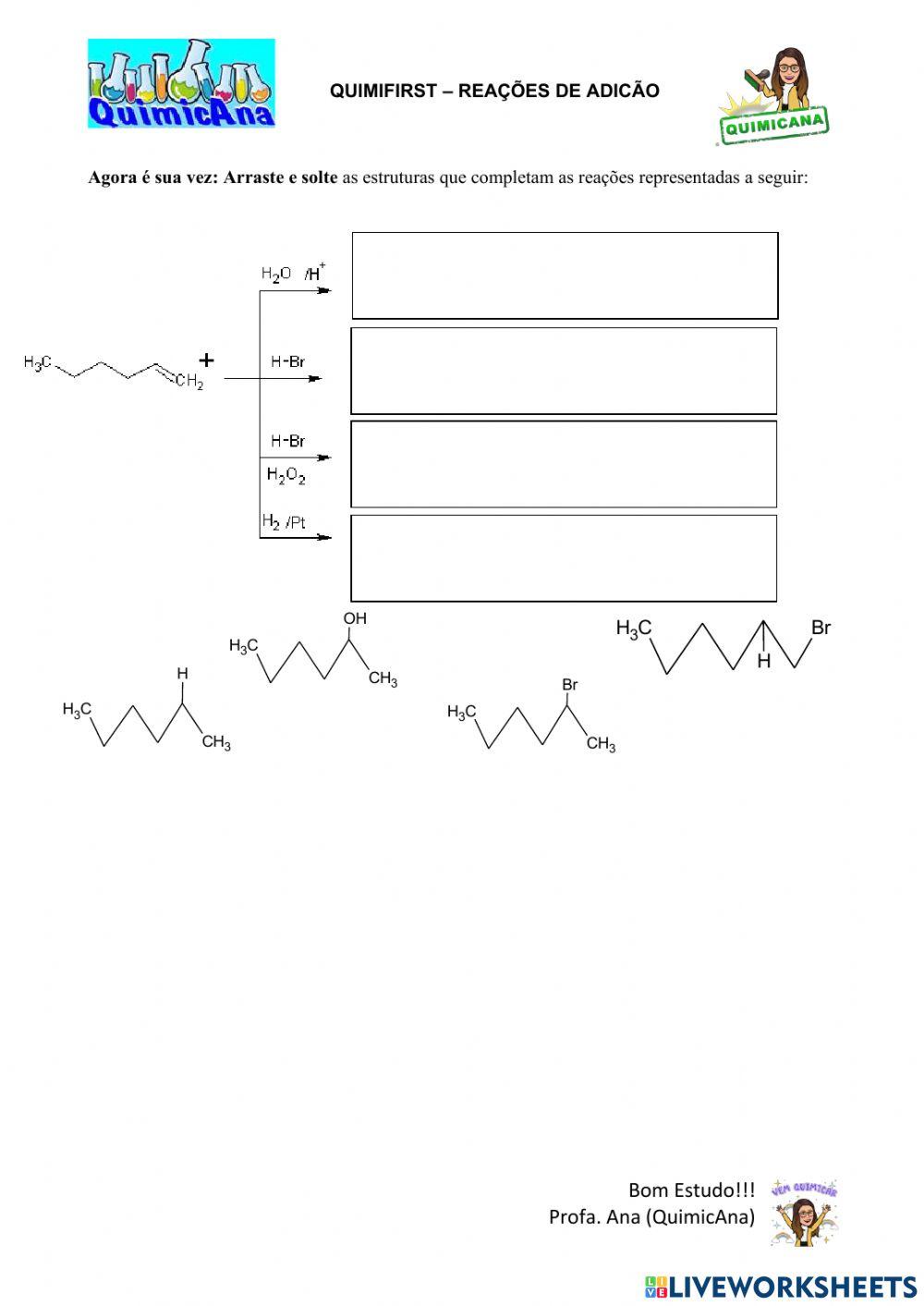 Quimifirst - Reação Orgânica de Adição