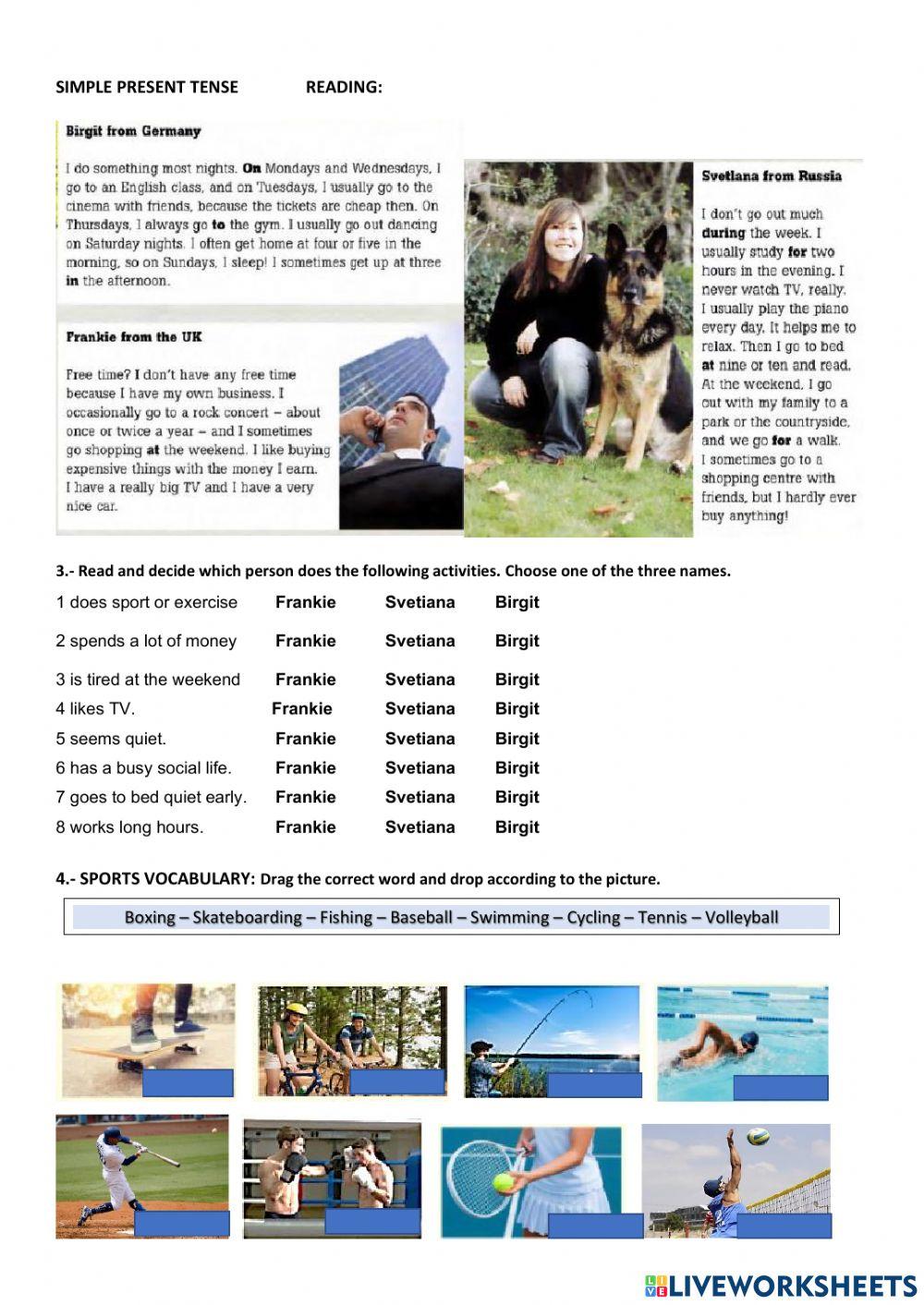 Diagnostic test 1st BGU