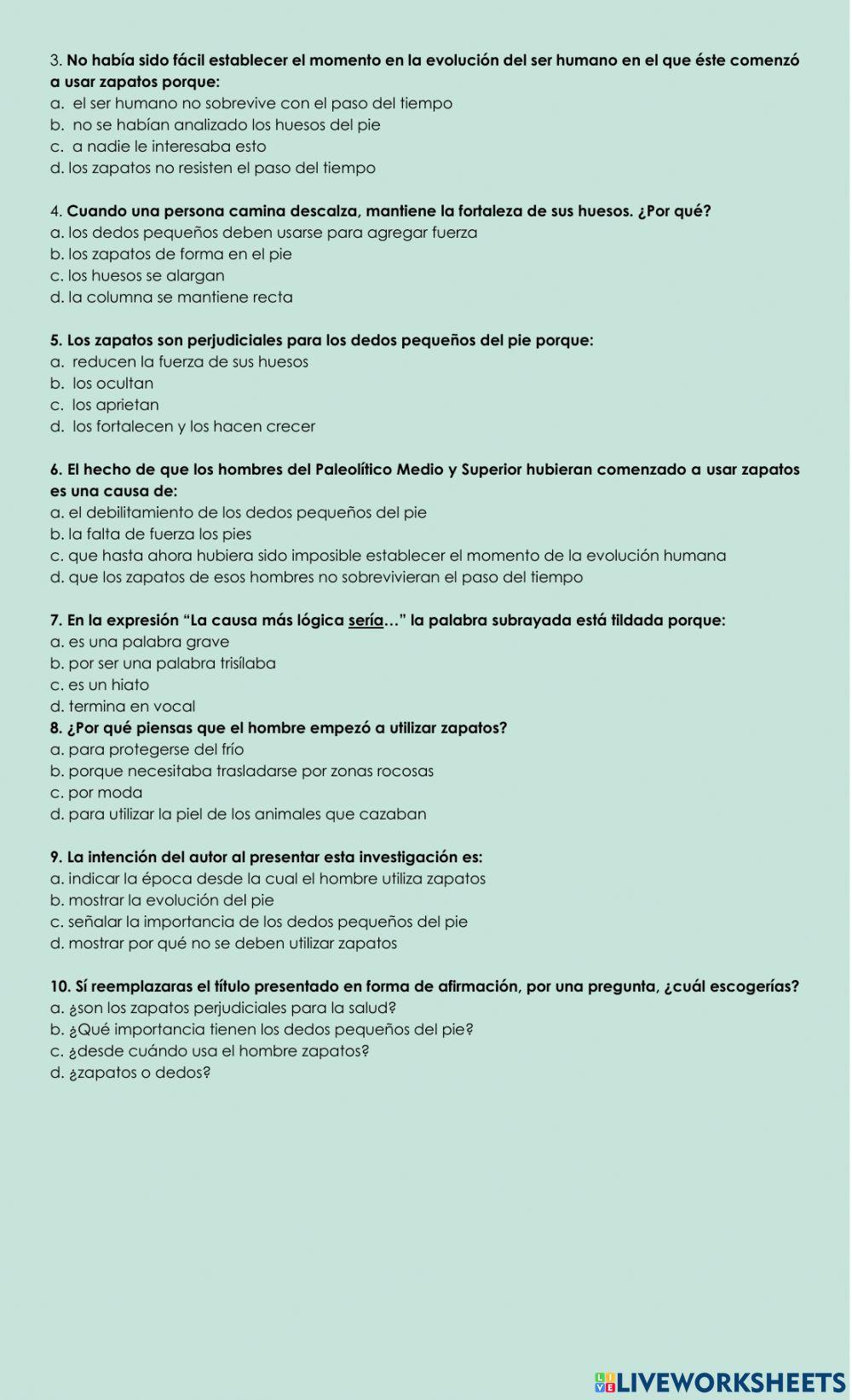 Recuperación tercer periodo