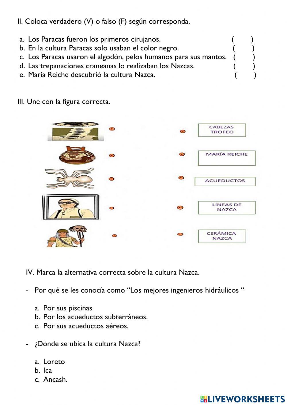 Cultura Nazca y Paracas